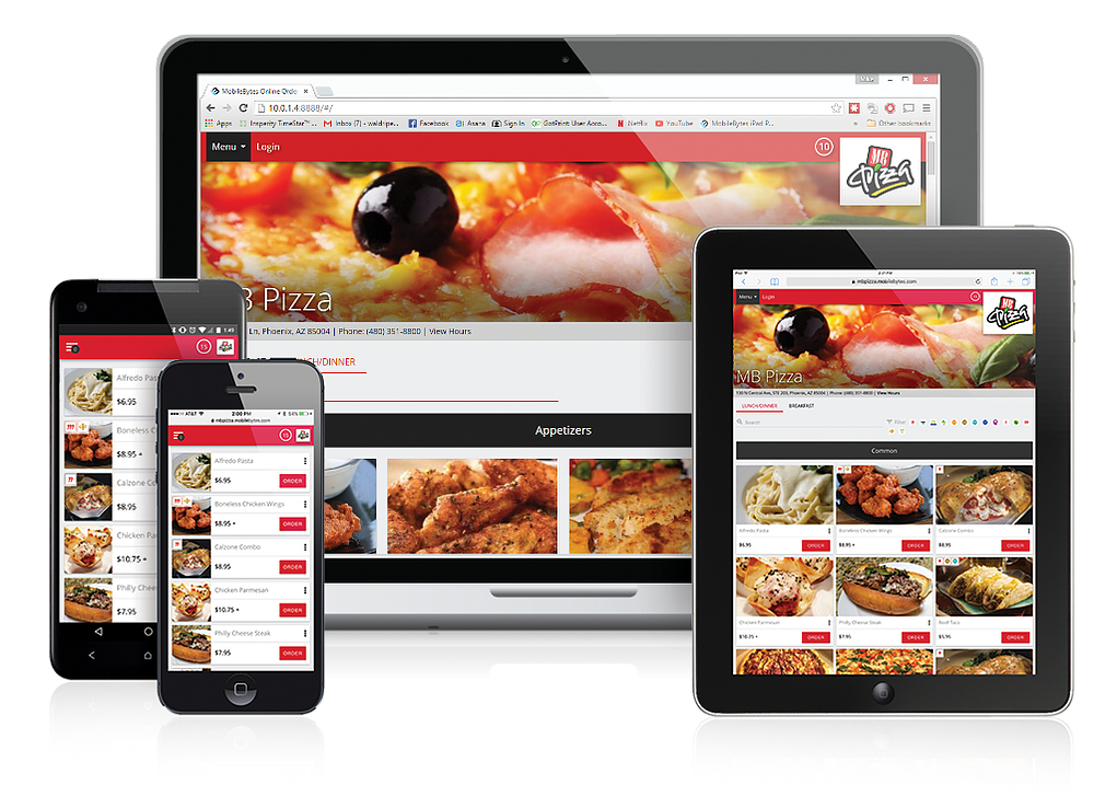 Online Ordering With MobileBytes