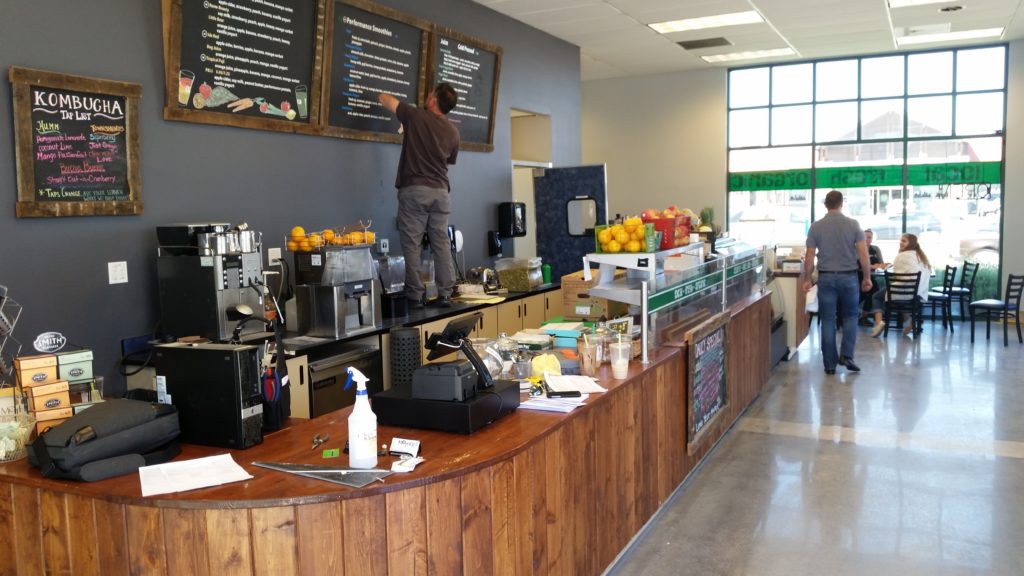 Cloud point of sale at the newly remodeled Mother's Eastside location